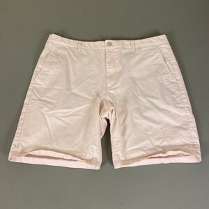 Bonobos Shorts Men's Size 38 Light Pink 9 in Inseam‎ Cotton Blend Lightweight